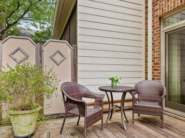 3347 Ridgecrest Ct, Raleigh, NC 27607 - view of wooden terrace