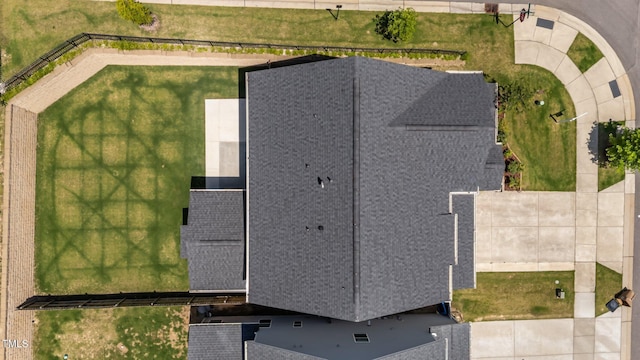 6624 Vestal St, Wake Forest, NC 27587 - view from above of property