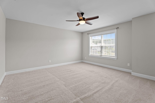 6624 Vestal St, Wake Forest, NC 27587 - carpeted empty room featuring baseboards and a ceiling fan