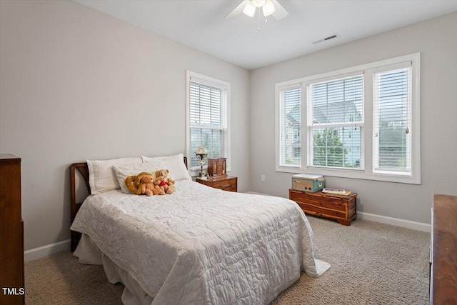 213 Preatonwood Dr, Apex, NC 27539 - bedroom featuring baseboards, carpet, and a ceiling fan