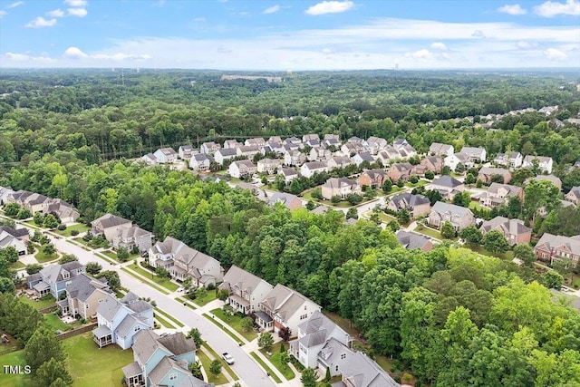 213 Preatonwood Dr, Apex, NC 27539 - aerial view of residential area with a heavily wooded area