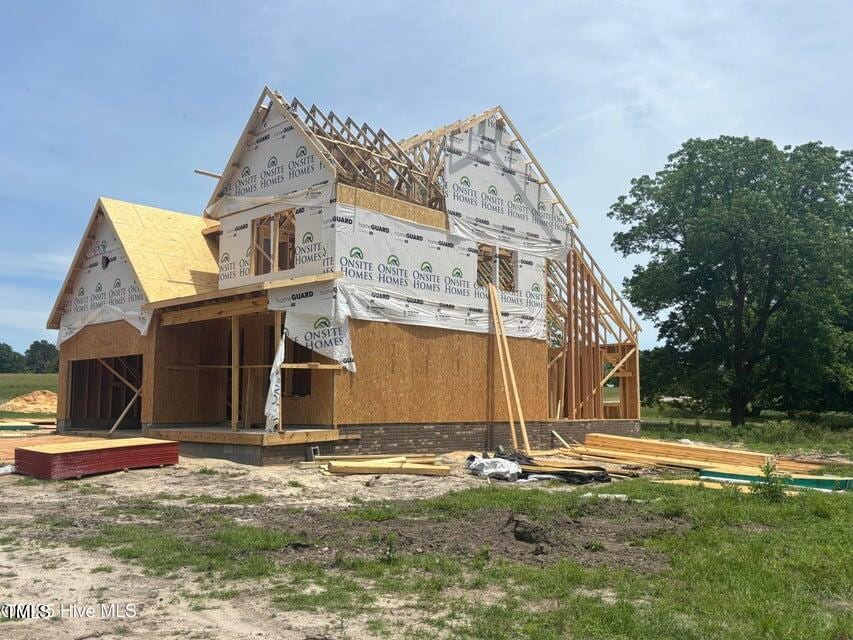 view of rear view of property