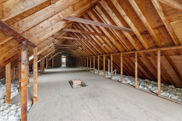 4259 Old Faison Rd, Knightdale, NC 27545 - view of unfinished attic