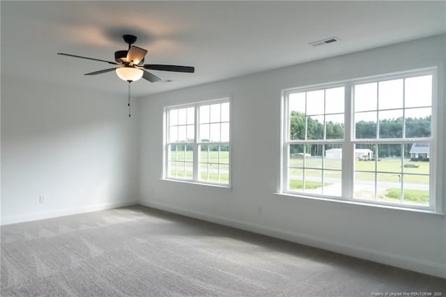 00 John B Carter Rd, Fayetteville, NC 28312 - unfurnished room featuring baseboards, light carpet, and a ceiling fan