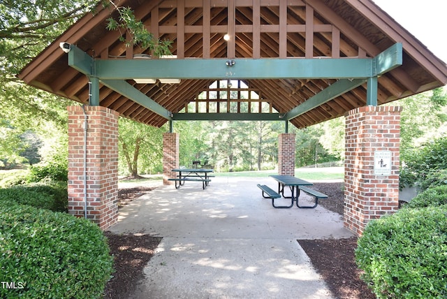109 Troyer Pl, Apex, NC 27502 - view of home's community with a gazebo and a patio area