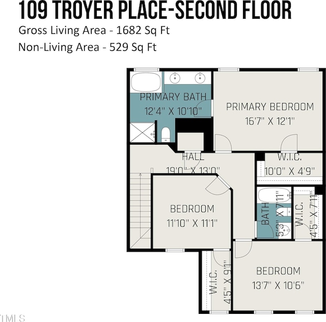 109 Troyer Pl, Apex, NC 27502 - room layout