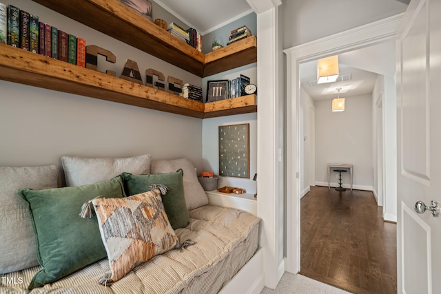 129 Ruskin Dr, Chapel Hill, NC 27516 - bedroom featuring baseboards and wood finished floors
