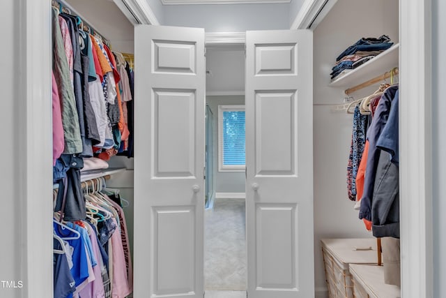 2125 Oakcrest Ct, Raleigh, NC 27612 - walk in closet featuring tile patterned flooring