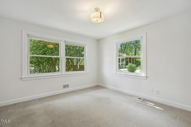 418 S W St, Cary, NC 27511 - spare room with healthy amount of natural light, baseboards, and carpet floors