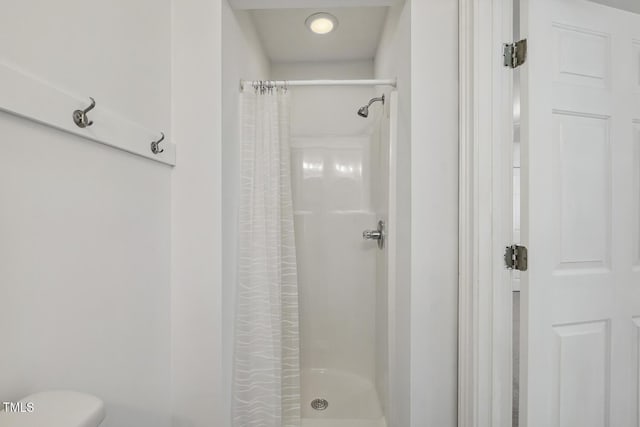 418 S W St, Cary, NC 27511 - full bath featuring a stall shower and toilet