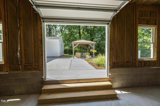 418 S W St, Cary, NC 27511 - garage with concrete block wall