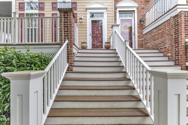 9211 Calabria Dr Unit 104, Raleigh, NC 27617 - entrance to property featuring brick siding
