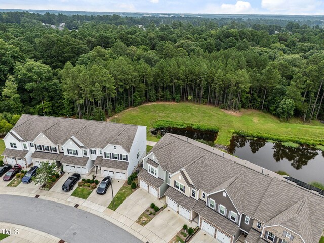 1151 Epiphany Rd, Morrisville, NC 27560 - bird's eye view of a forest and a large body of water