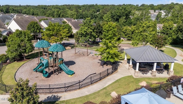 506 Oak Forest View Ln, Wake Forest, NC 27587 - bird's eye view of a park