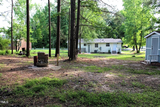 10180 Buffalo Rd, Clayton, NC 27527 - view of yard with cooling unit