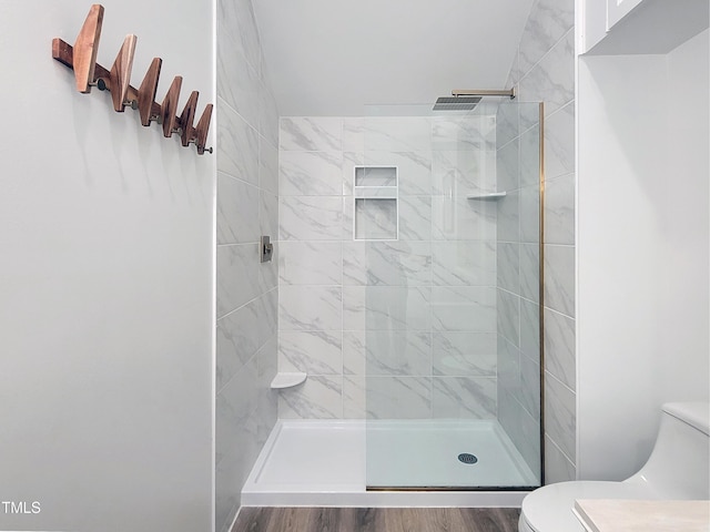 107 Long Shadow Ln, Cary, NC 27518 - bathroom featuring toilet and tiled shower