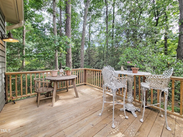 107 Long Shadow Ln, Cary, NC 27518 - wooden terrace featuring outdoor dining space