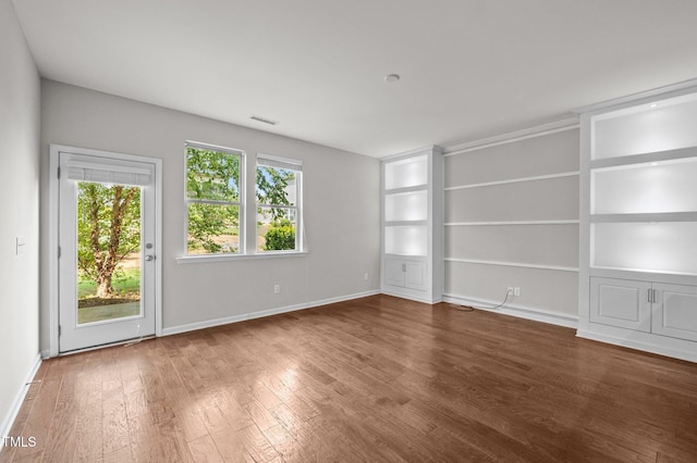 256 Rubrum Dr, Hillsborough, NC 27278 - unfurnished room with wood finished floors and built in features