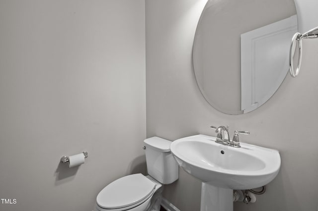 256 Rubrum Dr, Hillsborough, NC 27278 - half bathroom with toilet and a sink