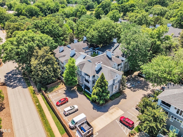 aerial perspective of suburban area