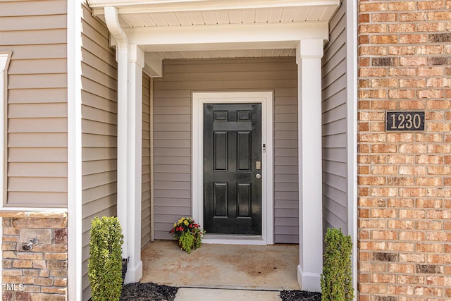 1230 Adrian Ct, Mebane, NC 27302 - entrance to property with brick siding