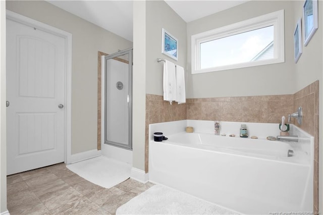 3821 Shire St, Hope Mills, NC 28348 - full bathroom featuring a shower stall and a bath