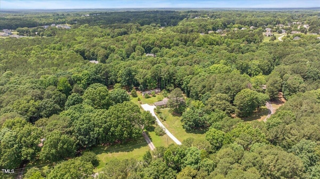8133 Holly Forest Rd, Wake Forest, NC 27587 - aerial overview of property's location with a forest
