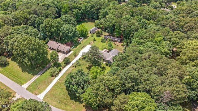 8133 Holly Forest Rd, Wake Forest, NC 27587 - aerial view of property's location with a forest