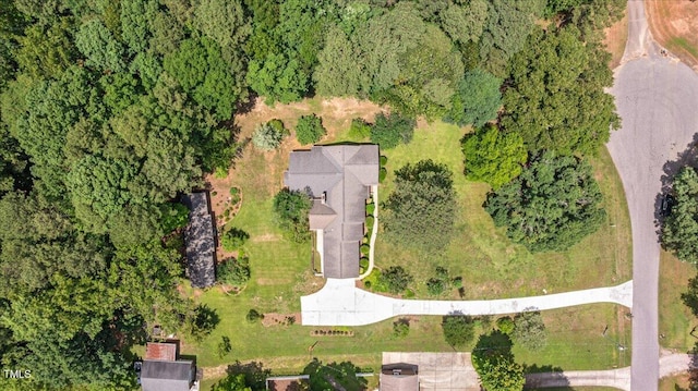 8133 Holly Forest Rd, Wake Forest, NC 27587 - aerial view of property's location with a forest