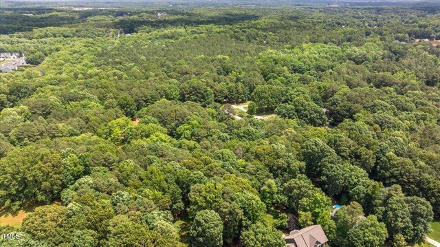 8133 Holly Forest Rd, Wake Forest, NC 27587 - aerial overview of property's location with a forest