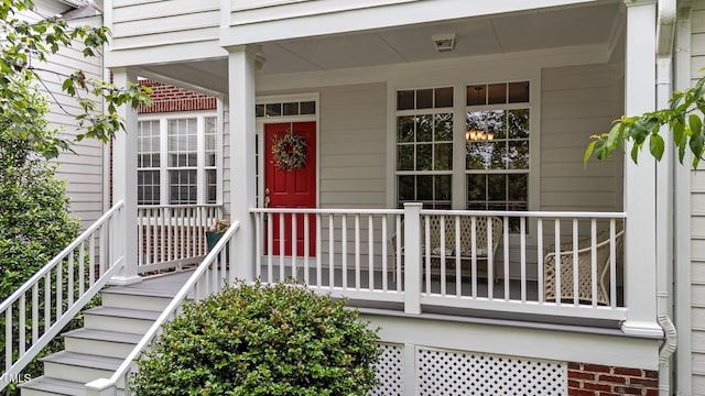 3923 Napa Valley Dr, Raleigh, NC 27612 - property entrance featuring covered porch