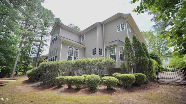 17832 Durrango Ct, Charlotte, NC 28278 - view of property exterior featuring stucco siding