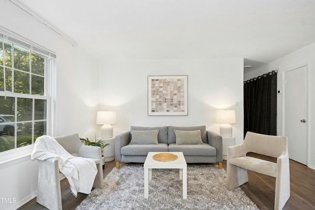 1208 Manassas Ct Unit A, Raleigh, NC 27609 - living area featuring wood finished floors