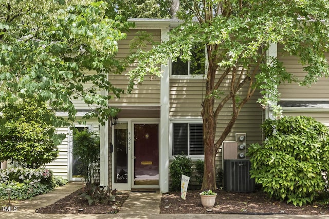 4645 Edwards Mill Rd, Raleigh, NC 27612 - view of front of house with cooling unit
