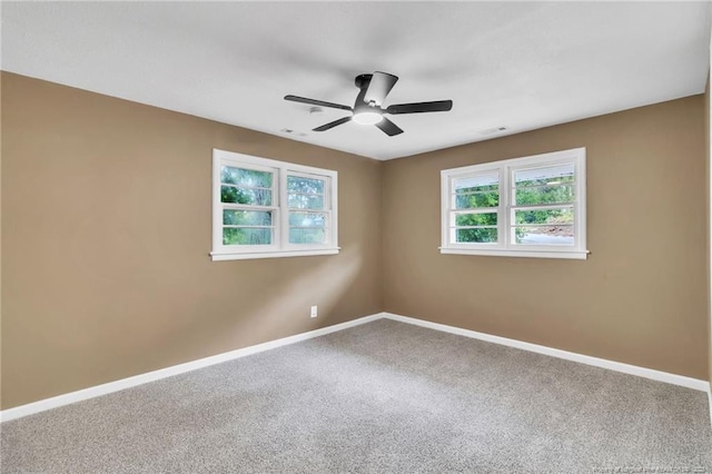 108 Buckingham Ave, Fayetteville, NC 28301 - unfurnished room featuring carpet, a ceiling fan, and baseboards