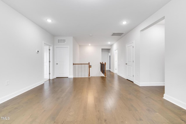 5420 Mill Dam Rd, Wake Forest, NC 27587 - empty room featuring wood finished floors, recessed lighting, and baseboards
