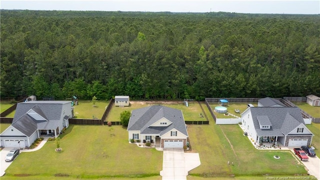 213 Windwood Dr, Stedman, NC 28391 - drone / aerial view of a forest