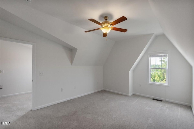 2837 Milano Ave, Apex, NC 27502 - bonus room with carpet flooring, ceiling fan, lofted ceiling, and baseboards
