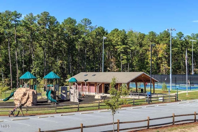 2837 Milano Ave, Apex, NC 27502 - view of community jungle gym