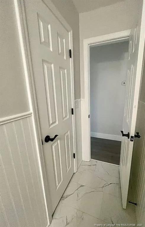 7690 Beverly Dr, Fayetteville, NC 28314 - hall with marble finish floors
