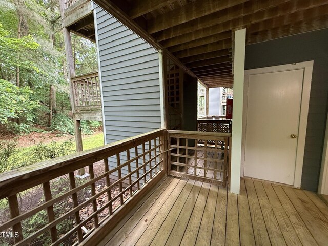 4120 Sedgewood Dr Unit 106, Raleigh, NC 27612 - view of deck