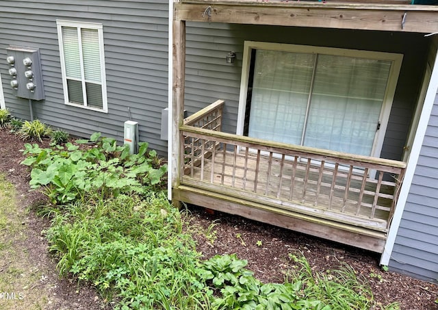 4120 Sedgewood Dr Unit 106, Raleigh, NC 27612 - property entrance with a wooden deck