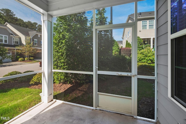 1103 Laurel Twist Rd, Cary, NC 27513 - unfurnished sunroom featuring plenty of natural light