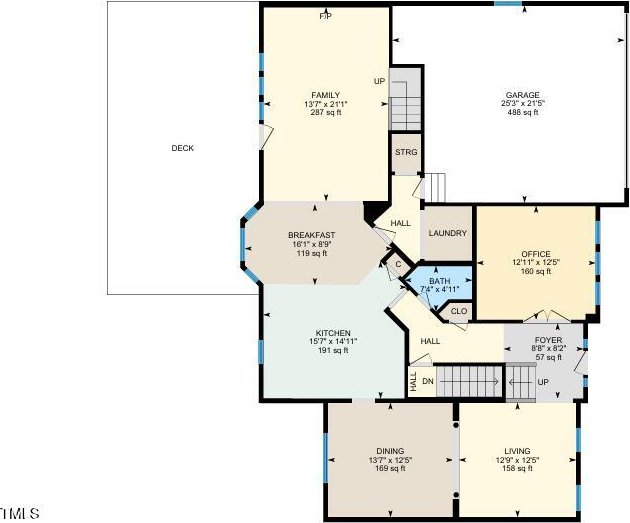 123 W Camden Forest Dr, Cary, NC 27518 - home floor plan