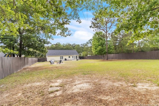 view of yard