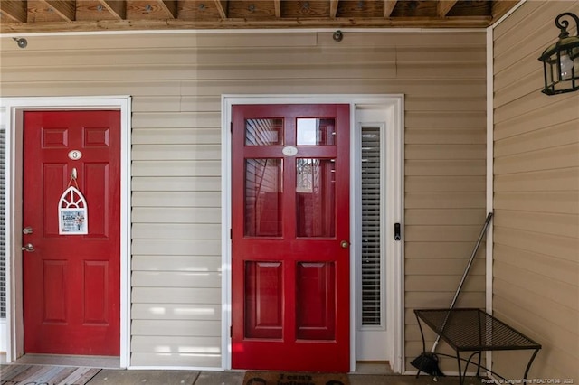 view of entrance to property