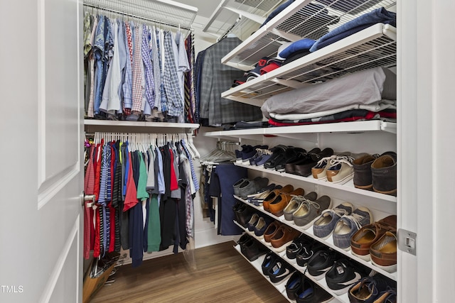 710 Independence Pl Unit 103, Raleigh, NC 27603 - spacious closet with wood finished floors