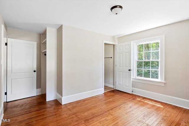 201 Van St, Pinetops, NC 27864 - unfurnished bedroom featuring wood-type flooring and baseboards