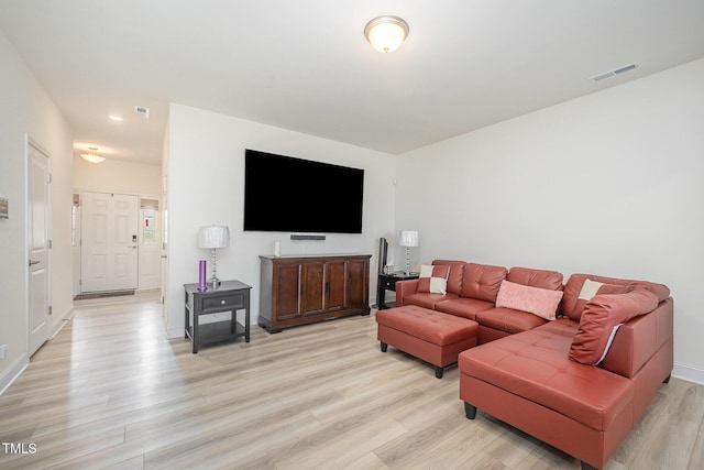 113 Blandford St, Franklinton, NC 27525 - living area featuring light wood-style flooring and baseboards