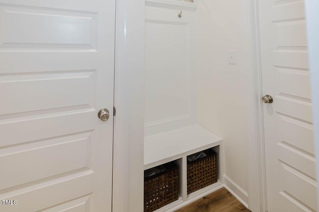 176 Lowery Ln, Benson, NC 27504 - mudroom with dark wood-style floors